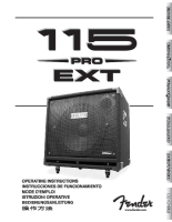 Fender 115-PRO-EXT-Loudspeaker-Enclosure - Owners Manual-3